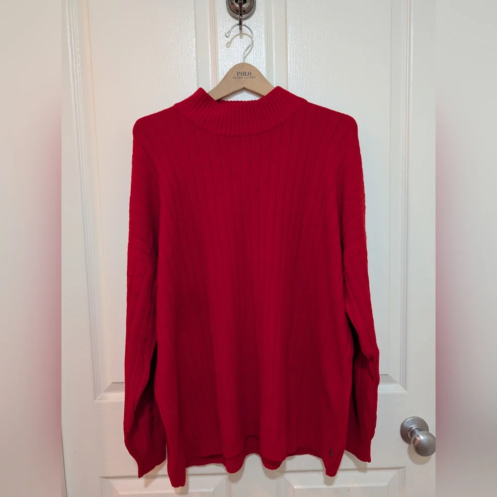 Eddie Bauer Red Women's Sweater - Picture 2 of 5